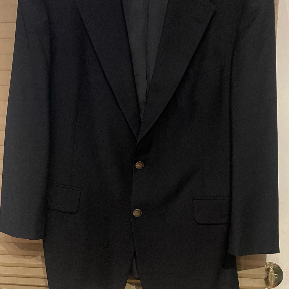 Neiman Marcus Navy, cashmere blazer,